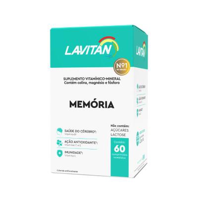Suplemento Vitamínico Lavitan Memória 60 Comprimidos
